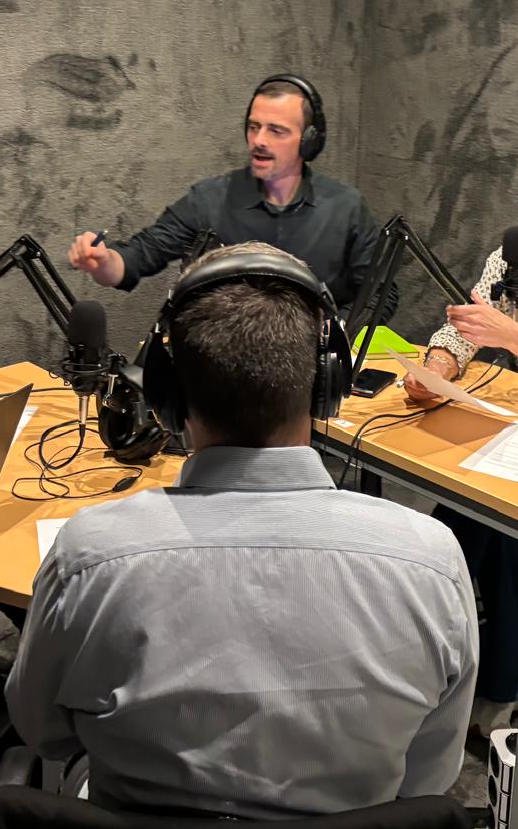 Ludovic Tichit en session podcast studio